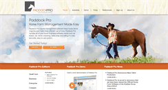 Desktop Screenshot of paddockpro.com